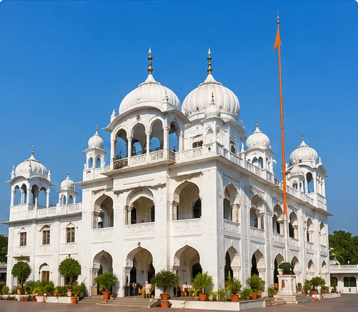 Gurudwara Talhan Sahib Ji in Jalandhar Punjab famous Sikh pilgrimage and historic white marble shrine