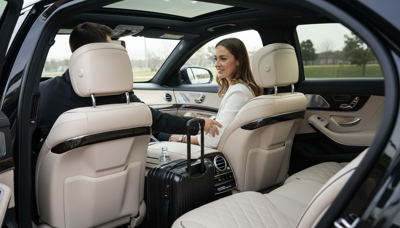 Luxury chauffeur driven car